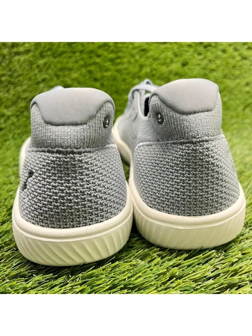 Flux Footwear Adapt Trainer Gray White Mens Size 10 Athletic Knit Shoes Sneakers